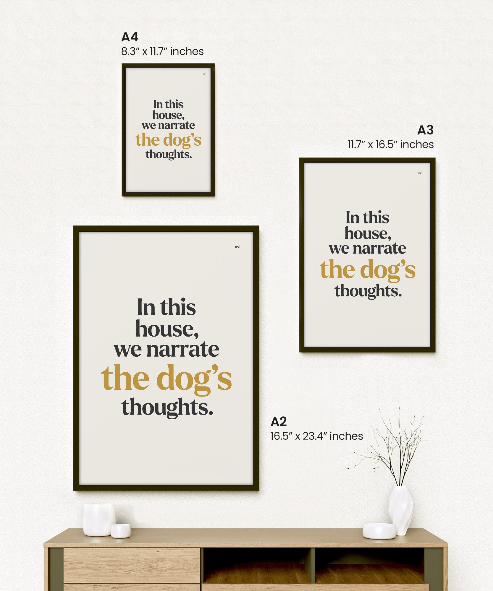 House of Dog's Thoughts Poster
